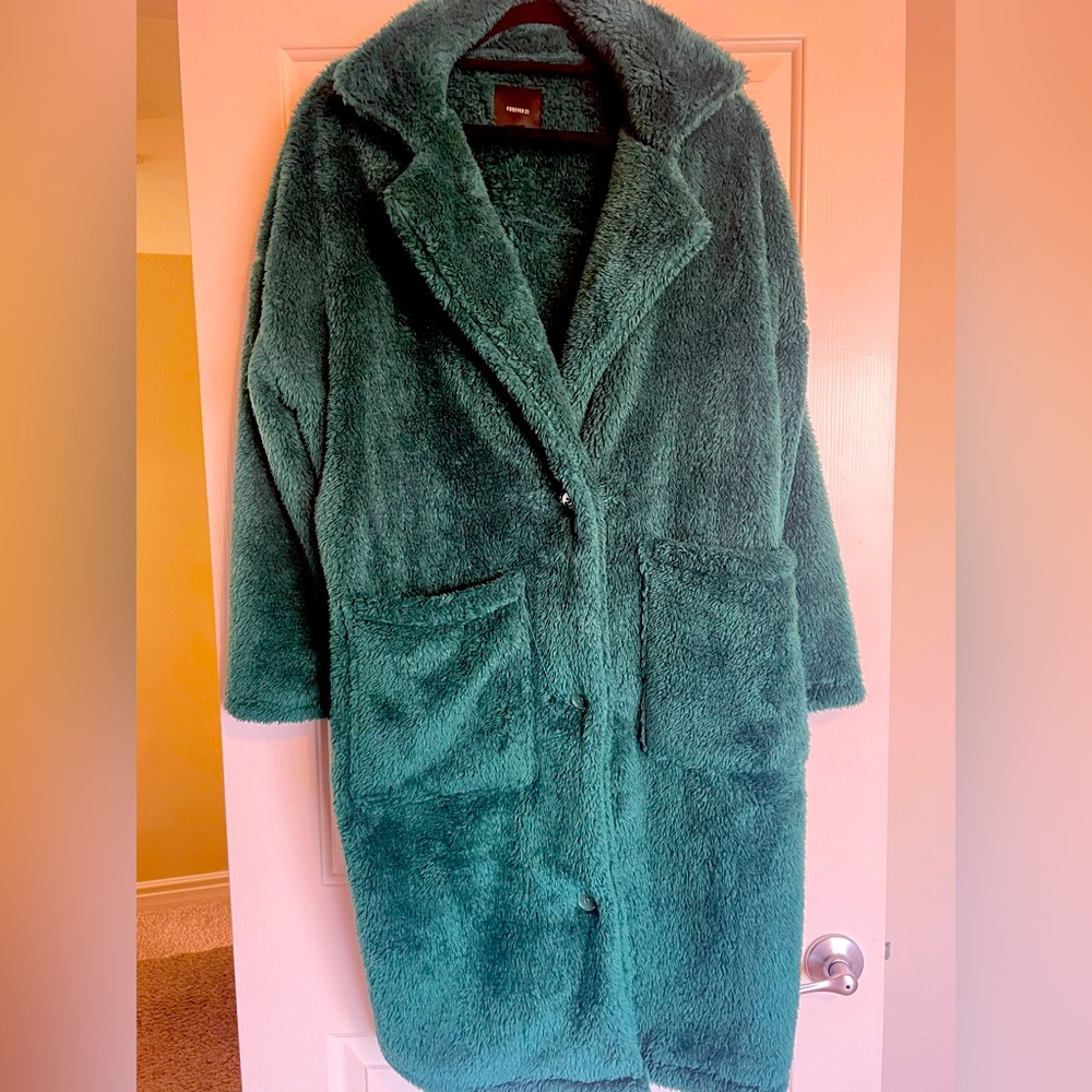 Green Teddy Jacket